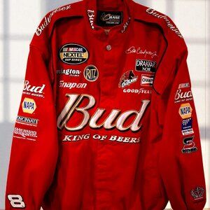 Chase Authentics Red Racing Jacket with Graphics! I call it, The Red Keep!!